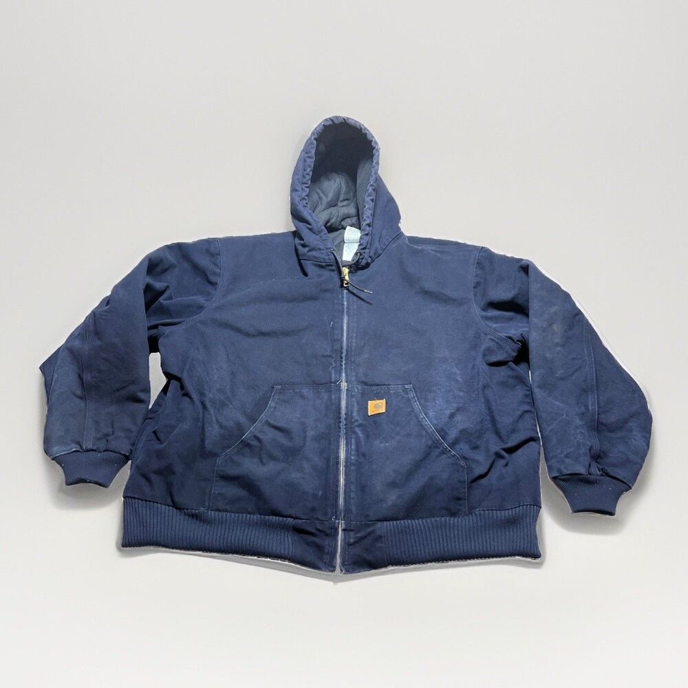 Carhartt J130 Sandstone Active Jacket 2XL Storm Midnight Blue Workwear